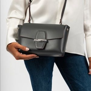 Longchamp Black Roseau crossbody bag